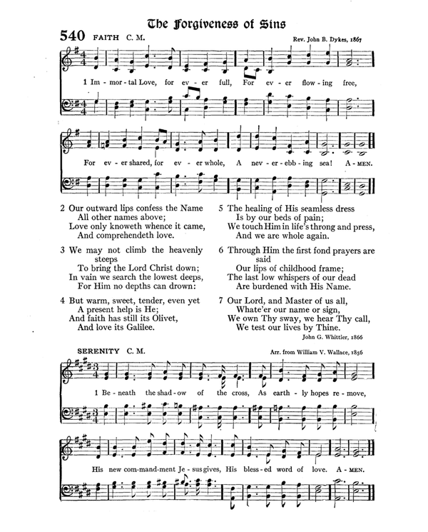 The Hymnal : published in 1895 and revised in 1911 by authority of the General Assembly of the Presbyterian Church in the United States of America : with the supplement of 1917 page 711