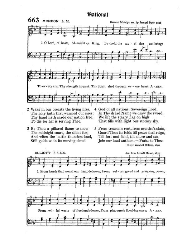The Hymnal : published in 1895 and revised in 1911 by authority of the General Assembly of the Presbyterian Church in the United States of America : with the supplement of 1917 page 870