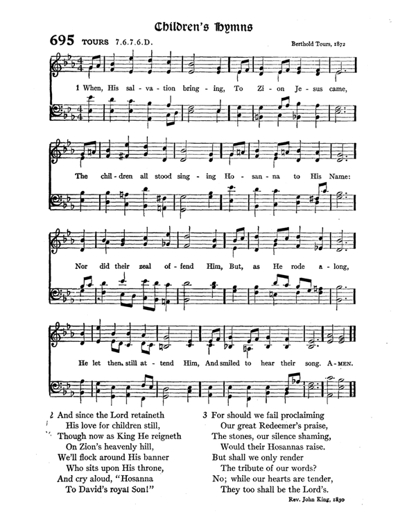 The Hymnal : published in 1895 and revised in 1911 by authority of the General Assembly of the Presbyterian Church in the United States of America : with the supplement of 1917 page 907