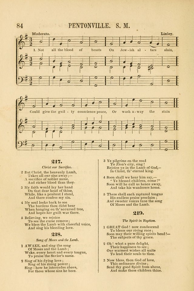Temple Melodies: a collection of about two hundred popular tunes, adapted to nearly five hundred favorite hymns, selected with special reference to public, social, and private worship page 91