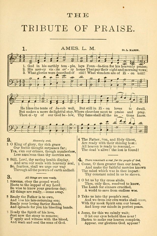 The Tribute of Praise and Methodist Protestant Hymn Book page 20