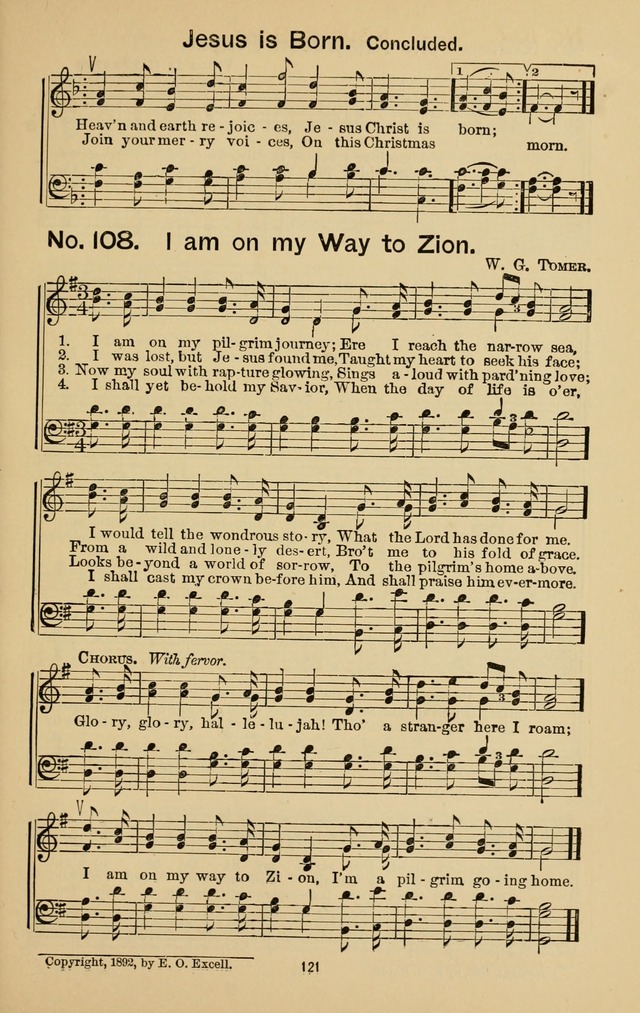 Triumphant Songs No.3 page 121