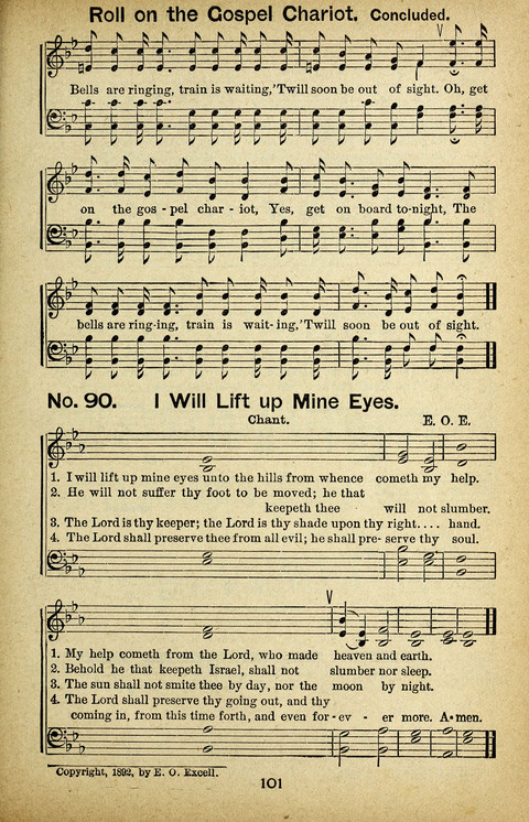 Triumphant Songs Nos. 3 and 4 Combined page 101