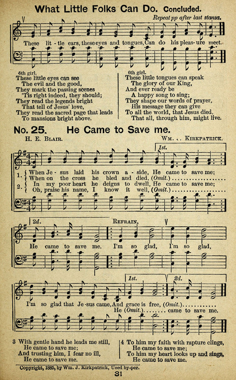 Triumphant Songs Nos. 3 and 4 Combined page 31