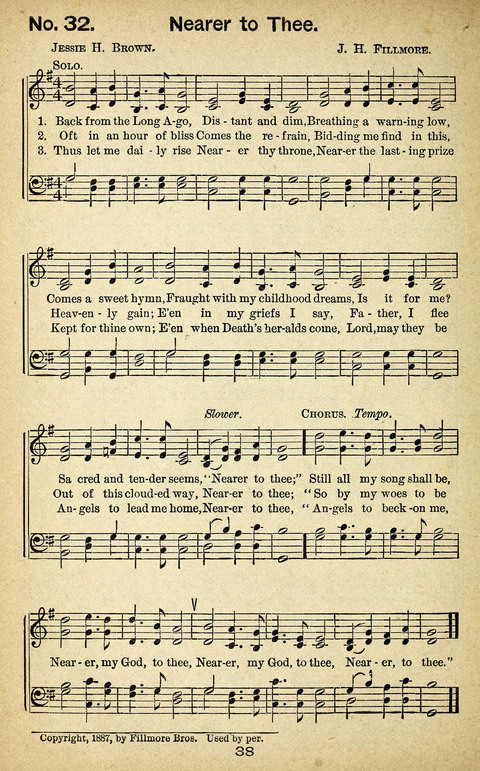 Triumphant Songs Nos. 3 and 4 Combined page 38