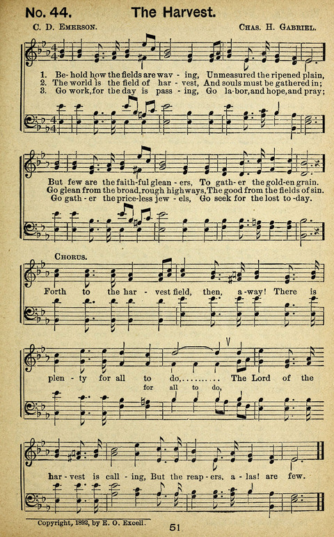Triumphant Songs Nos. 3 and 4 Combined page 51