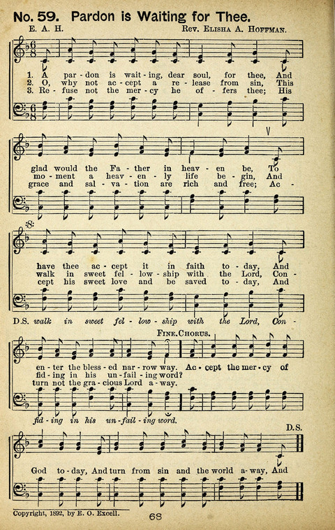 Triumphant Songs Nos. 3 and 4 Combined page 68