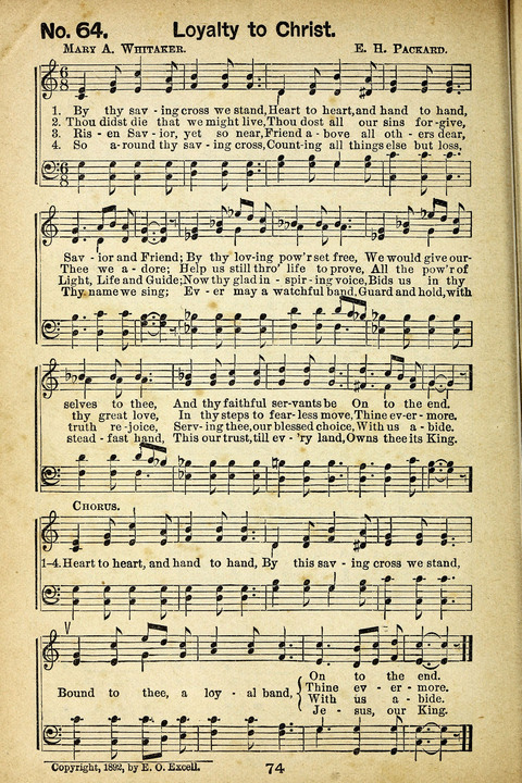 Triumphant Songs Nos. 3 and 4 Combined page 74
