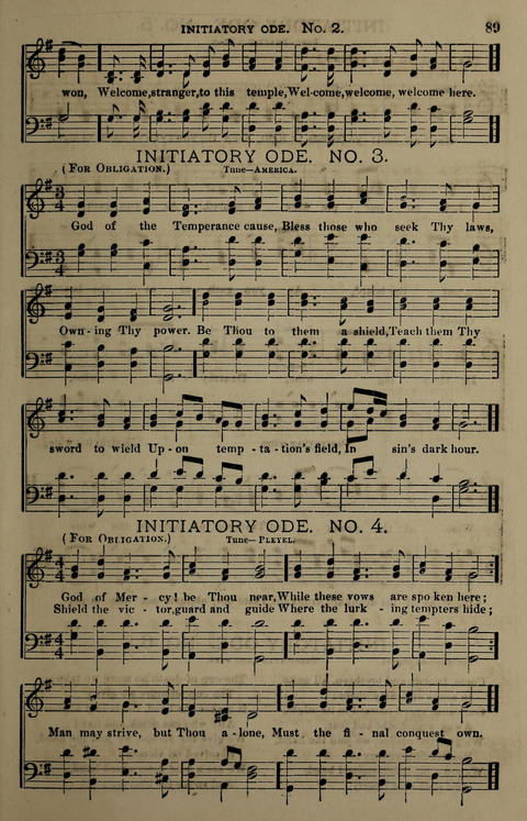Temperance Song Herald: a collection of songs, choruses, hymns, and other pieces for the use of temperance meetings, lodges, and the home circle page 89