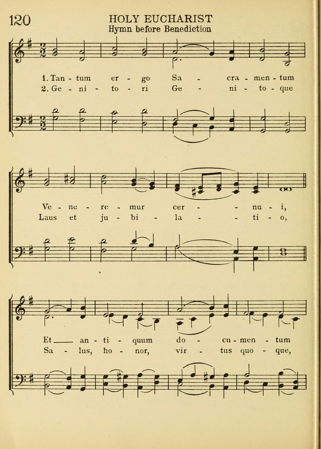 A Treasury of Catholic Song: comprising some two hundred hymns from Catholic soruces old and new page 150