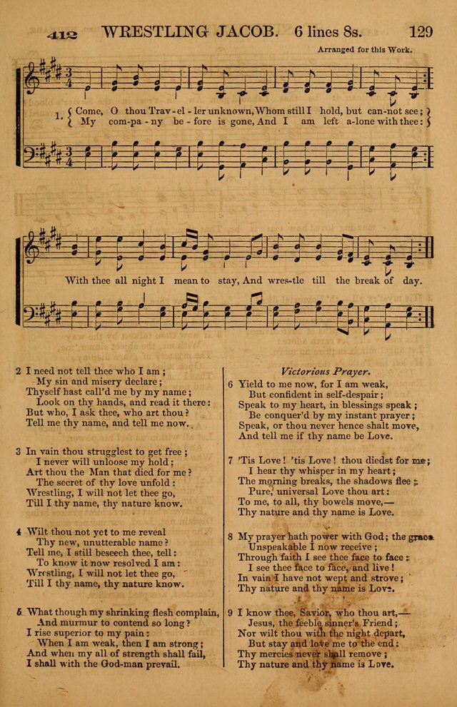 The Tribute of Praise: a collection of hymns and tunes for public and social worship, and for use in the family circle page 129