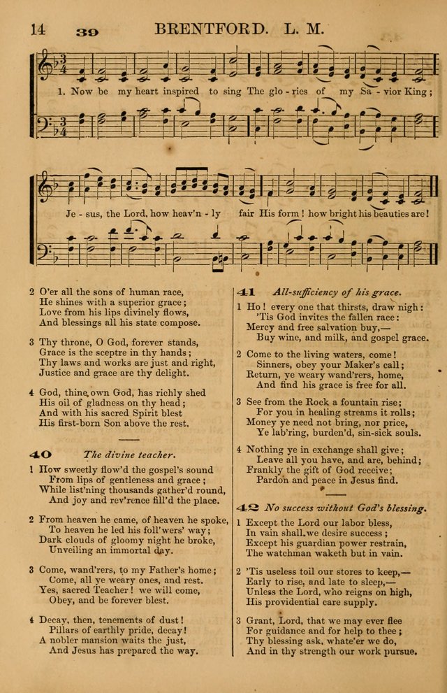 The Tribute of Praise: a collection of hymns and tunes for public and social worship, and for use in the family circle page 14