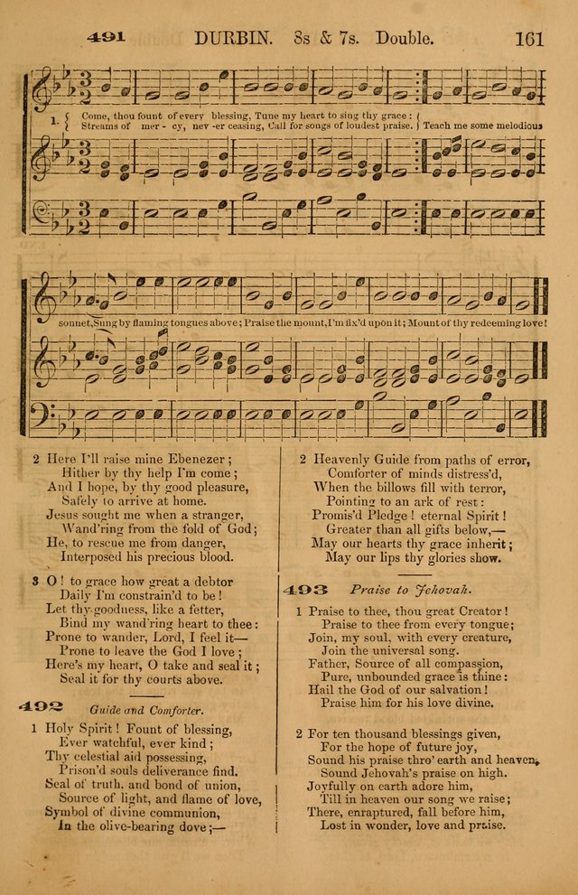 The Tribute of Praise: a collection of hymns and tunes for public and social worship, and for use in the family circle page 161
