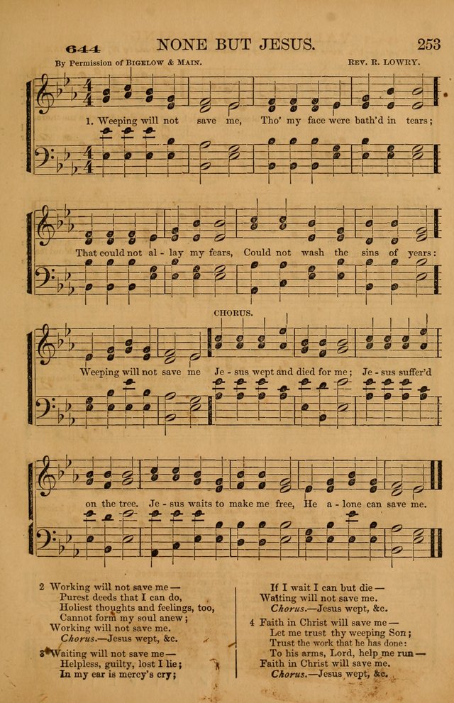 The Tribute of Praise: a collection of hymns and tunes for public and social worship, and for use in the family circle page 253