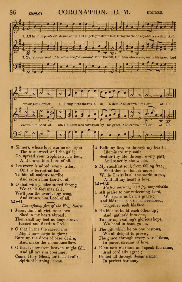 The Tribute of Praise: a collection of hymns and tunes for public and social worship, and for use in the family circle page 86