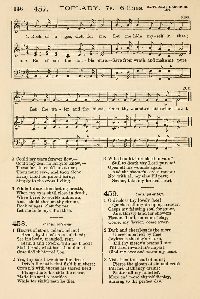 The Tribute of Praise: a collection of hymns and tunes for public and social worship, and for the use in the family circle and Sabbath school page 146