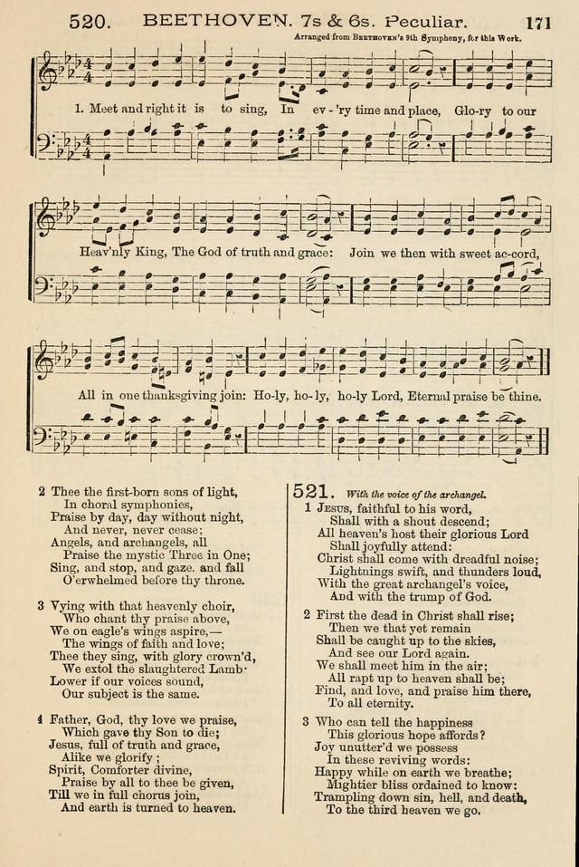 The Tribute of Praise: a collection of hymns and tunes for public and social worship, and for the use in the family circle and Sabbath school page 171