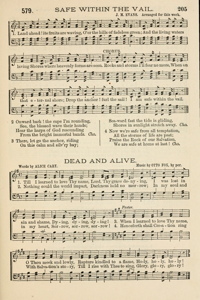 The Tribute of Praise: a collection of hymns and tunes for public and social worship, and for the use in the family circle and Sabbath school page 205