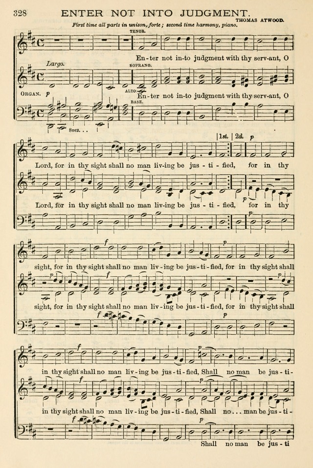 The Tribute of Praise: a collection of hymns and tunes for public and social worship, and for the use in the family circle and Sabbath school page 328