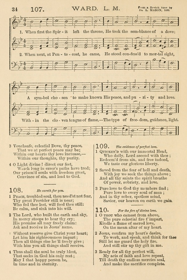 The Tribute of Praise: a collection of hymns and tunes for public and social worship, and for the use in the family circle and Sabbath school page 34
