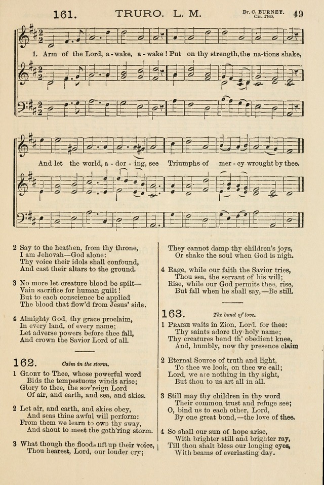 The Tribute of Praise: a collection of hymns and tunes for public and social worship, and for the use in the family circle and Sabbath school page 49