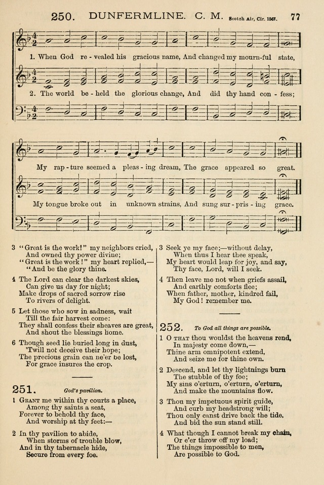 The Tribute of Praise: a collection of hymns and tunes for public and social worship, and for the use in the family circle and Sabbath school page 77