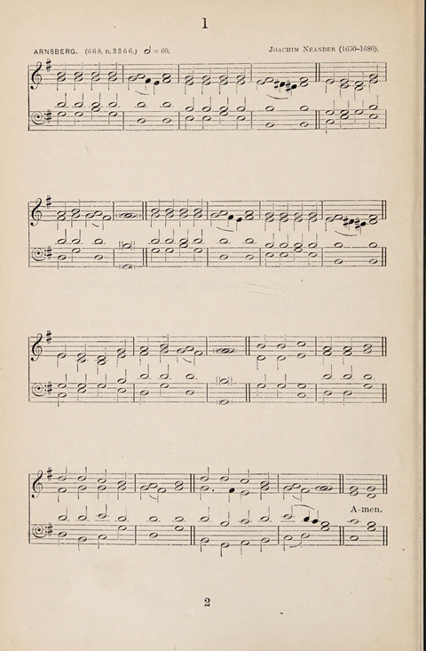 The University Hymn Book page 1