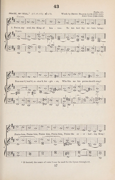 The University Hymn Book page 56
