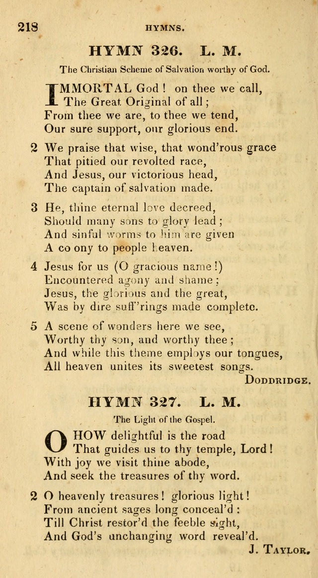 The Universalist Hymn-Book: a new collection of psalms and hymns, for the use of Universalist Societies (Stereotype ed.) page 218