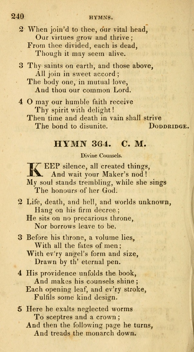 The Universalist Hymn-Book: a new collection of psalms and hymns, for the use of Universalist Societies (Stereotype ed.) page 240