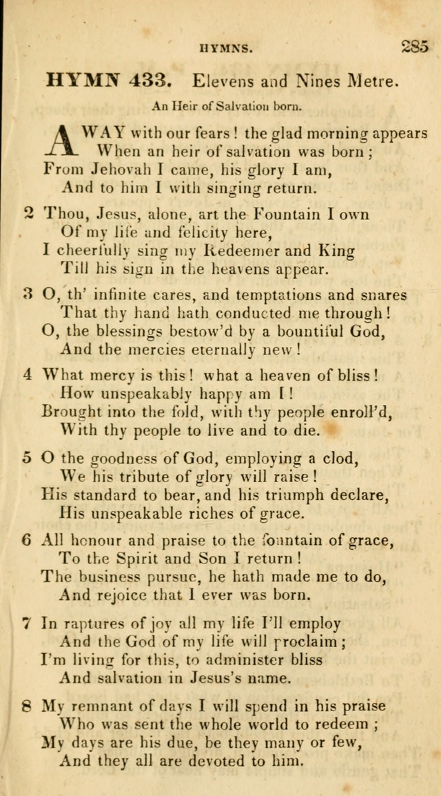 The Universalist Hymn-Book: a new collection of psalms and hymns, for the use of Universalist Societies (Stereotype ed.) page 285