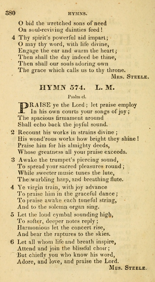 The Universalist Hymn-Book: a new collection of psalms and hymns, for the use of Universalist Societies (Stereotype ed.) page 380