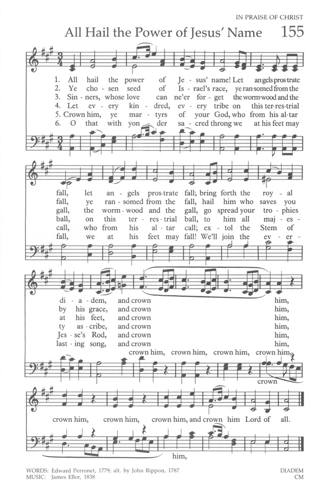 The United Methodist Hymnal page 155