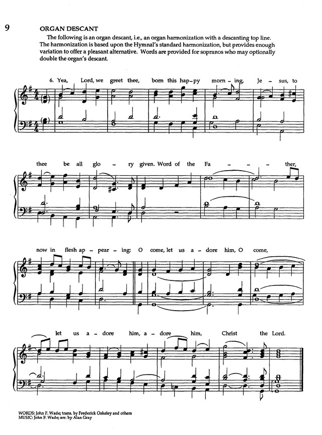The United Methodist Hymnal Music Supplement page 6