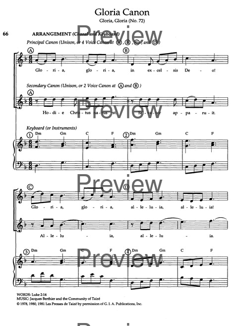 The United Methodist Hymnal Music Supplement II page 60