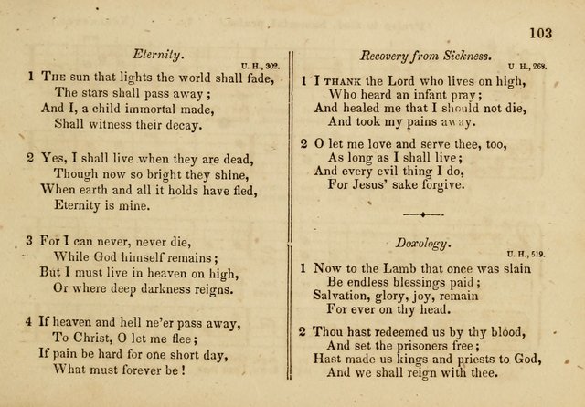 The Union Singing Book: arranged for and adapted to the Sunday school union hymn book page 93