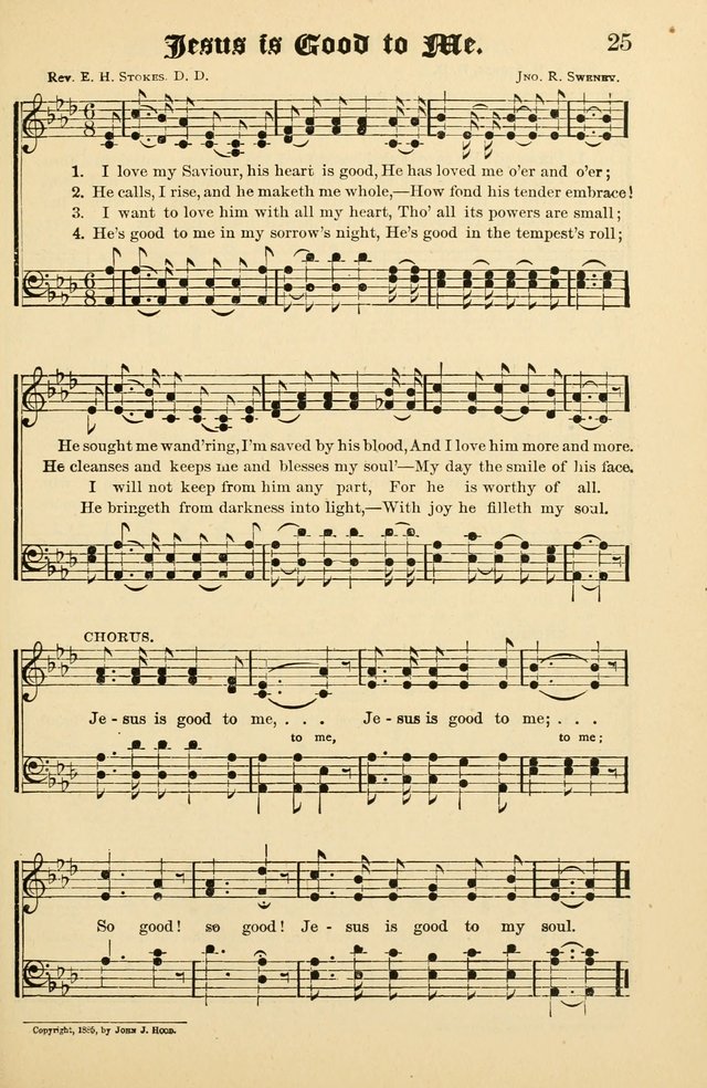 Unfading Treasures: a compilation of sacred songs and hymns, adapted for use by Sunday schools, Epworth Leagues, endeavor societies, pastors, evangelists, choristers, etc. page 25