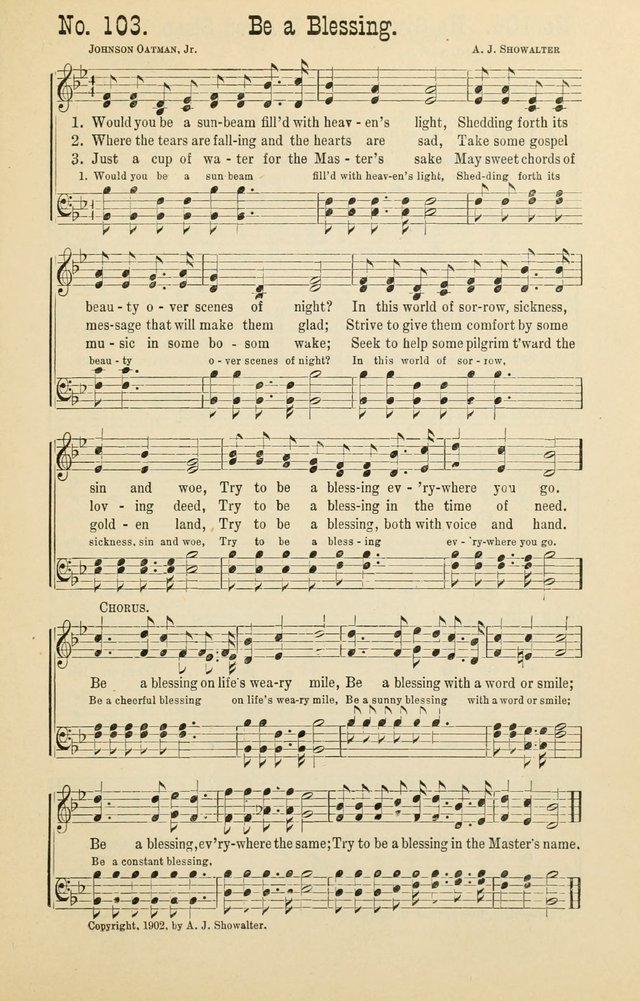 The Victory: a collection of popular Sunday school songs new and old page 103