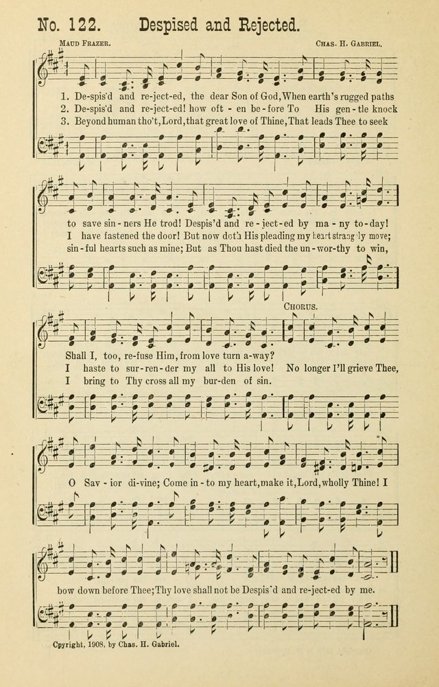 The Victory: a collection of popular Sunday school songs new and old page 122