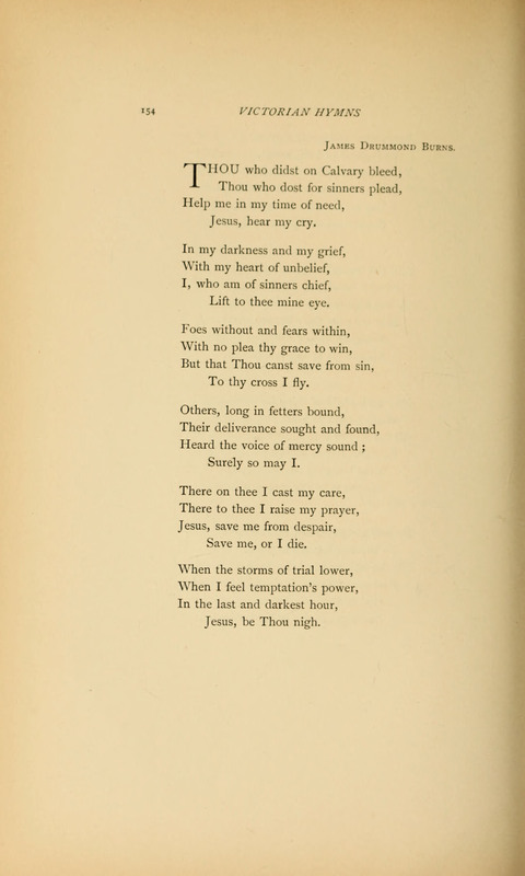 Victorian Hymns: English sacred songs of fifty years page 154