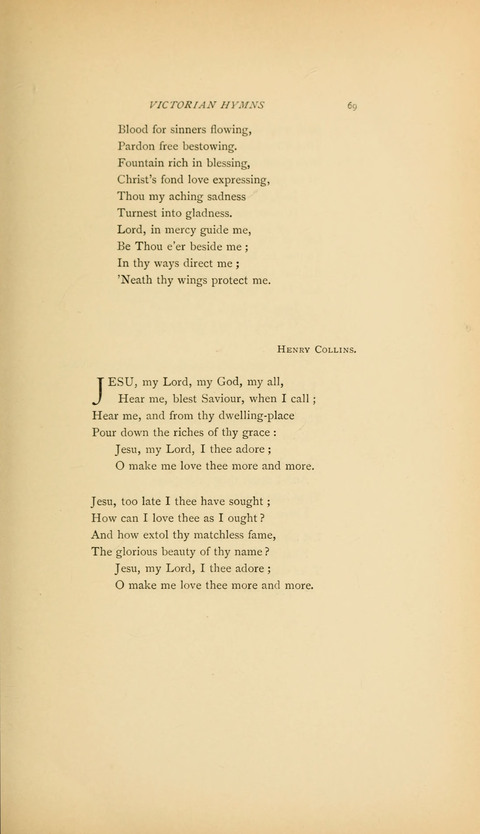 Victorian Hymns: English sacred songs of fifty years page 69