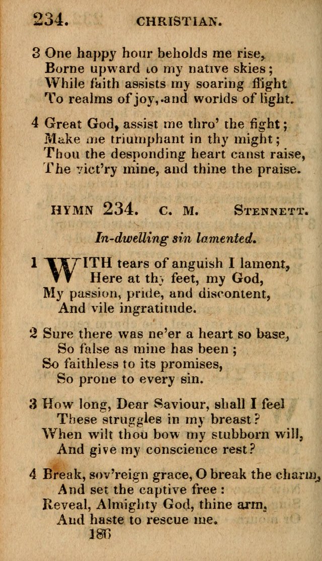 Village Hymns for Social Worship, Selected and Original: designed as a supplement to the Psalms and Hymns of Dr. Watts (6th ed.) page 188