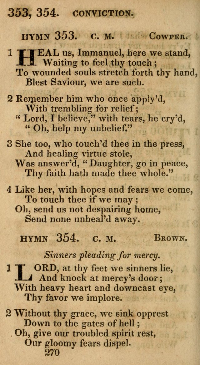 Village Hymns for Social Worship, Selected and Original: designed as a supplement to the Psalms and Hymns of Dr. Watts (6th ed.) page 274
