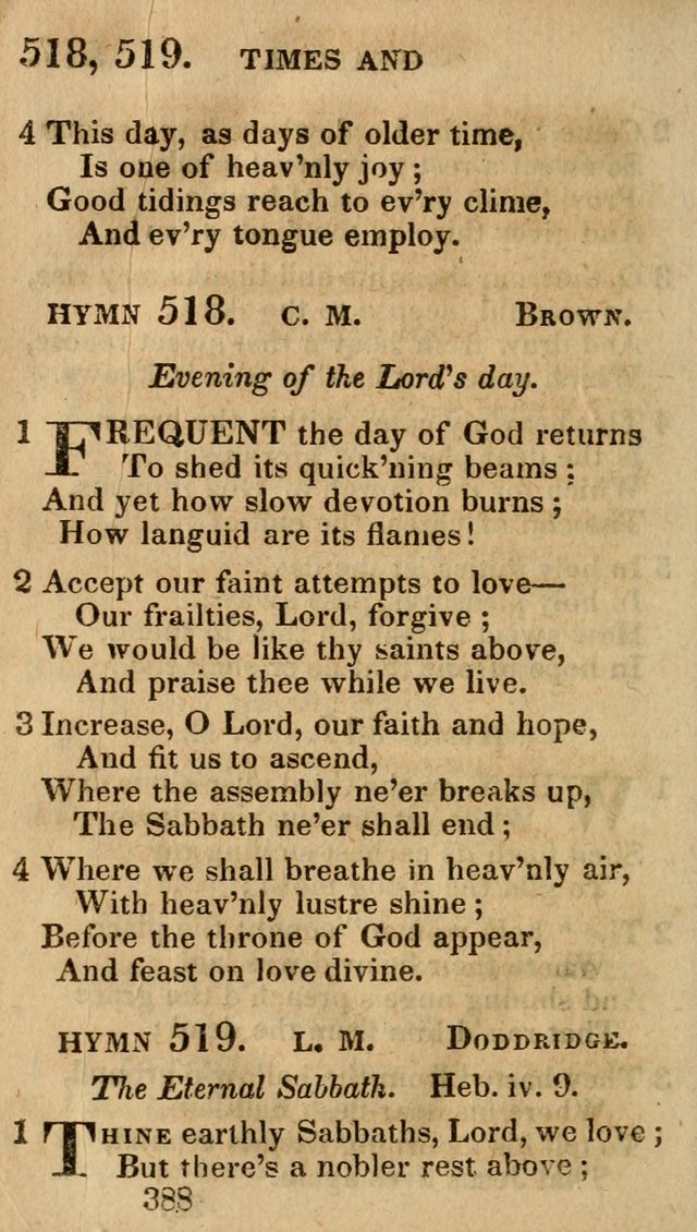 Village Hymns for Social Worship, Selected and Original: designed as a supplement to the Psalms and Hymns of Dr. Watts (6th ed.) page 402