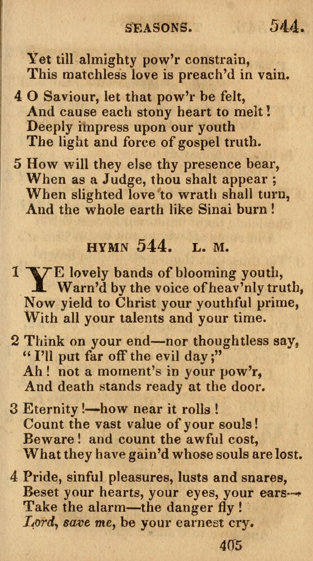 Village Hymns for Social Worship, Selected and Original: designed as a supplement to the Psalms and Hymns of Dr. Watts (6th ed.) page 419