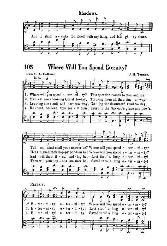 Victory Songs: For the Church, Sunday School and Evangelistic Services. page 107