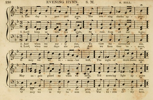 The Vestry Singing Book: being a selection of the most popular and approved tunes and hymns now extant, designed for social and religious meetings, family devotion, singing schools, etc. page 238