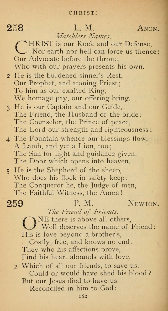 The Voice of Praise: a collection of hymns for the use of the Methodist Church page 182