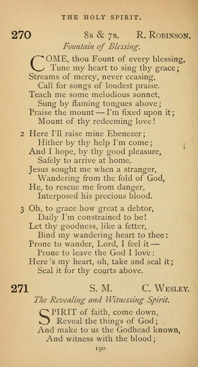 The Voice of Praise: a collection of hymns for the use of the Methodist Church page 190