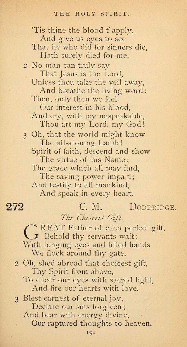 The Voice of Praise: a collection of hymns for the use of the Methodist Church page 191